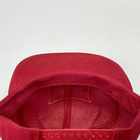 Vintage K-Brand DS Dairyland Seed Snapback Trucker Hat Red USA Made (H5) - Picture 9 of 11
